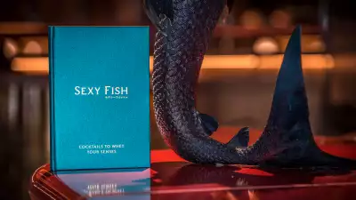 The menu at Sexy Fish, Mayfair