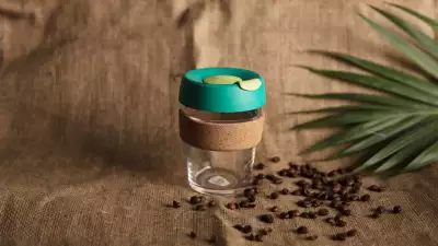 KeepCup's cork range in turbine