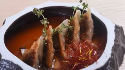 Japanese wagyu-beef dumplings from Ginza Onodera