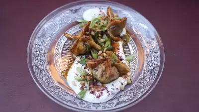 Israeli-style dumplings at Bala Baya