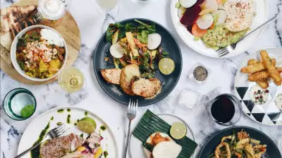 Food options at Darcie & May Green