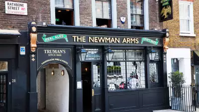 Exterior of the Newman Arms, London
