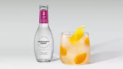 Merchant's Heart's bourbon and pink peppercorn cocktail
