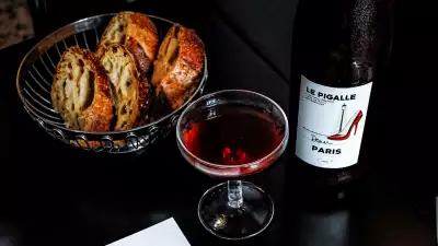 A pre-bottled negroni at Le Pigalle in Paris
