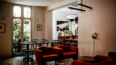 The dining room at Le Pigalle in Paris