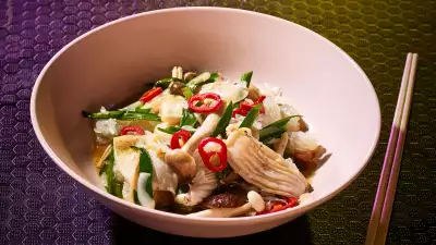 Foil-baked mushrooms