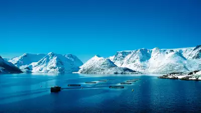 A fish farm in Norway