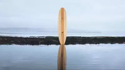 Glenmorangie's Beyond the Cask surfboard, creation in collaboration with Grain Surfboards