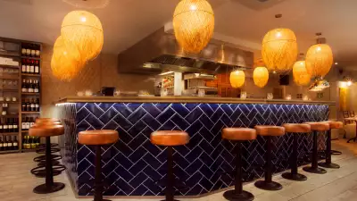 The interiors at Rambla in Soho