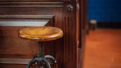 Bar stool at Euston Tap, London