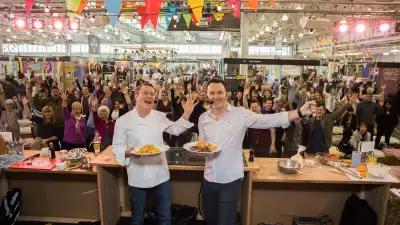 A cooking masterclass at Eat & Drink Festival