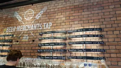 Beer Merchants tap, East London