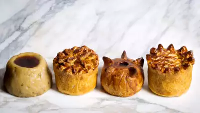 A selection of the pies available at the Holborn Dining Room