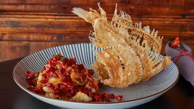 Sweet and sour dover sole from Hutong
