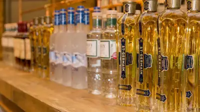 The Foodism 100 awards night 2019: The back bar at our cocktail bar