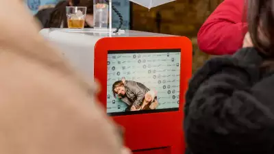 The Foodism 100 photobooth