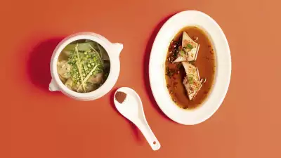 Wonton soup from Andrew Wong