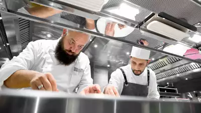Domingo Schingaro in the kitchen