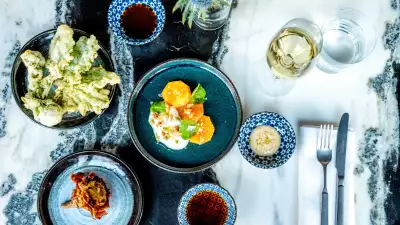 A selection vegetarian starters