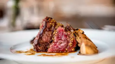 Onglet, radicchio and hibachi