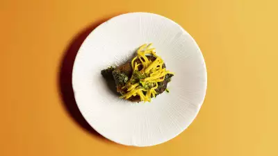 Crumbed cheddar-stuffed ox tongue with salsa verde and nam phrik nam