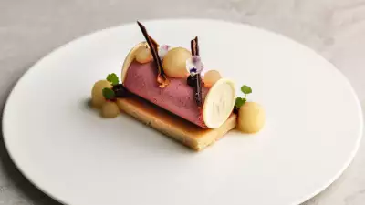 Blackcurrant parfait