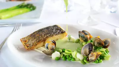 Stone bass and cockles