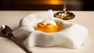 A decadent dessert, with condensed milk