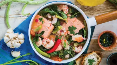Make Jacqueline Chio-Lauri's seafood sinigang; photography by Rowena Dumlao-Giardina