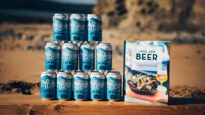 Sharp's Offshore pilsner and cookbook