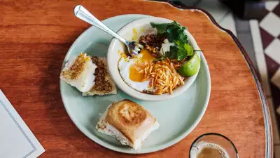 Soy keema per eedu at Dishoom