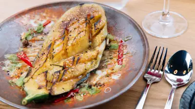 Miso aubergine at Robata