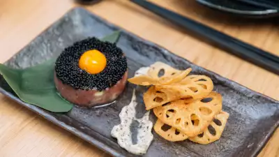 Tuna tartar at Robata