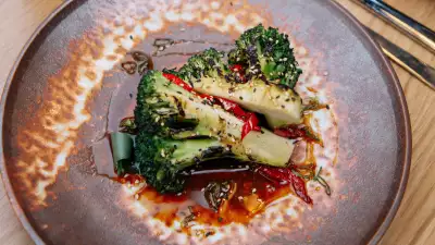 Broccoli steak at Robata