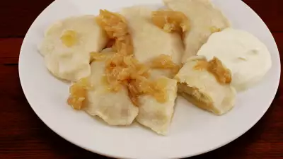 Ruskie pierogi at Mamuśka!