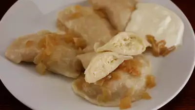Ruskie pierogi at Mamuśka!