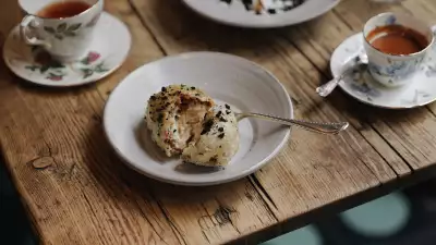 Roast potato ice cream at Pachamama East