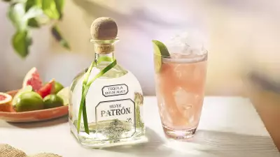 The paloma cocktail, made with Patr&oacute;n Silver tequila