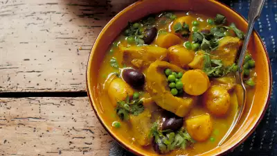 Nargisse Benkabbou’s artichoke, baby potato, and preserved lemon tagine
