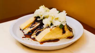 Glazed Tofu & Taiwanese Pickle at BAO Borough