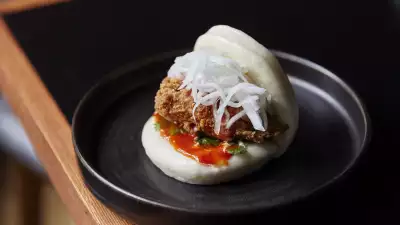 A bao bun from Coqfighter in Soho