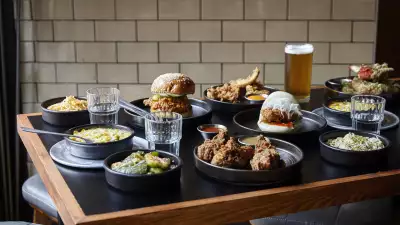 A selection of food at Coqfighter in Soho