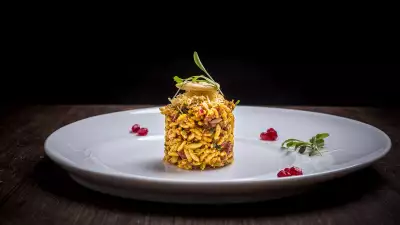 Bhel puri at Caf&eacute; Spice Namaste