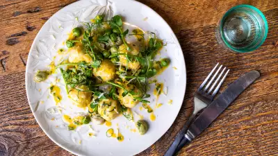 Sustainable restaurants London: La Goccia