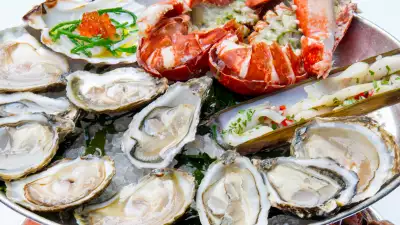 Oysters and lobster at J Sheekey