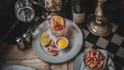 Prawns and mayonnaise at Randall & Aubin