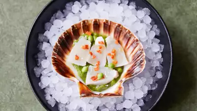 Scallops at The Sea, The Sea
