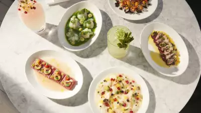 A selection of seafood at Seabird