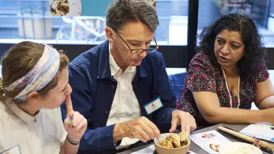 This year's Rude Health Porridge Championship judges