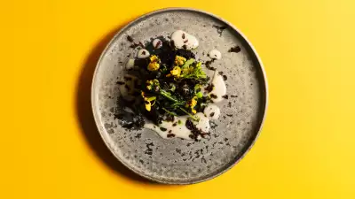 Five Dishes: Grilled salad, Westcombe, truffle